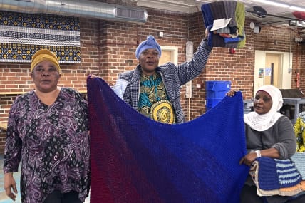 Handmade blankets welcome refugees, immigrants to US