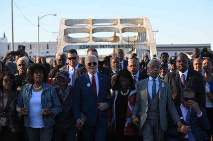 President Biden says voting rights ‘under assault’ in remarks honoring Bloody Sunday anniversary