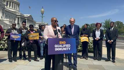 Rep. Ayanna Pressley demands an end to qualified immunity