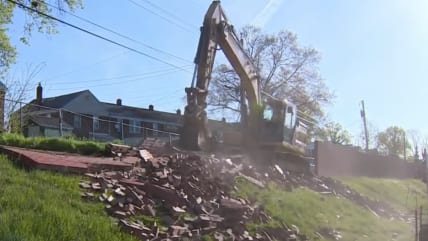 Morgan State tears down ‘symbol of hate,’ the ‘spite wall’