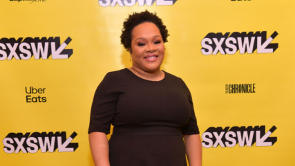 An ecstatic Yamiche Alcindor, NBC correspondent, and husband welcome first baby