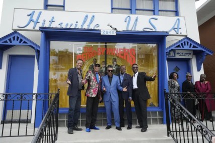 Famed R&B group The Spinners donate performance outfits to Motown Museum in Detroit