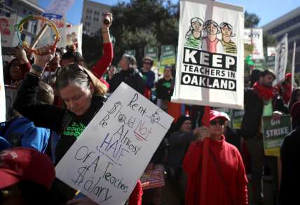 Oakland’s striking teachers and school district reach agreement on four ‘common good’ demands
