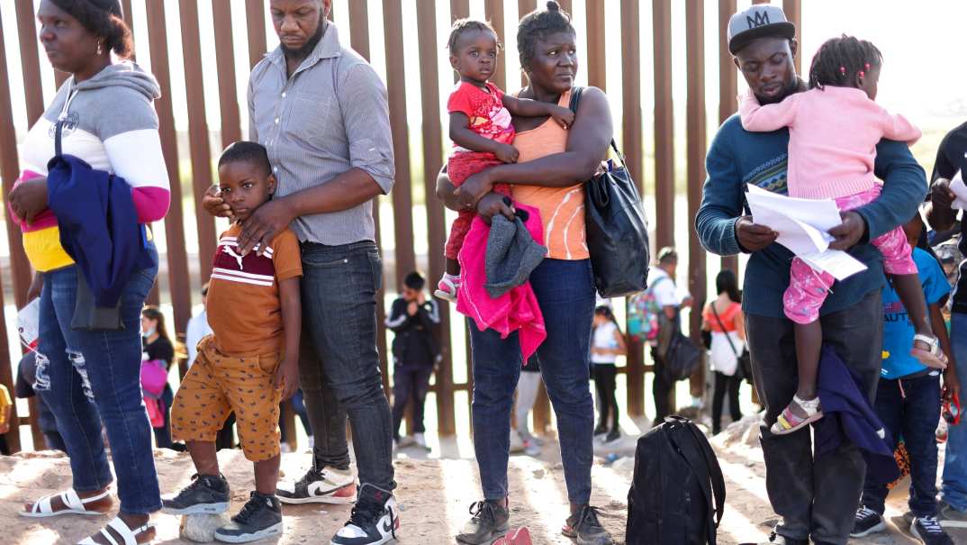 Haitian migrants at the U.S.-Mexico border, theGrio.com