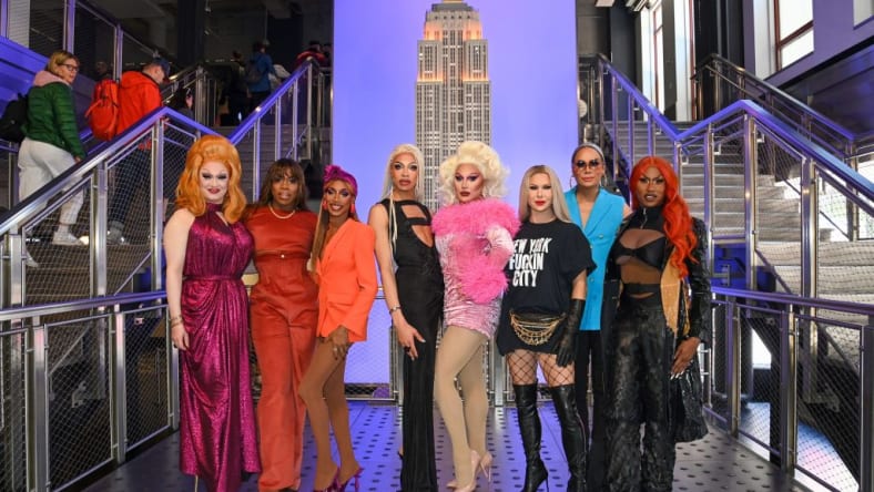 RuPaul's Drag Race All Stars 7 & The Trevor Project - Empire State Building Lighting Ceremony