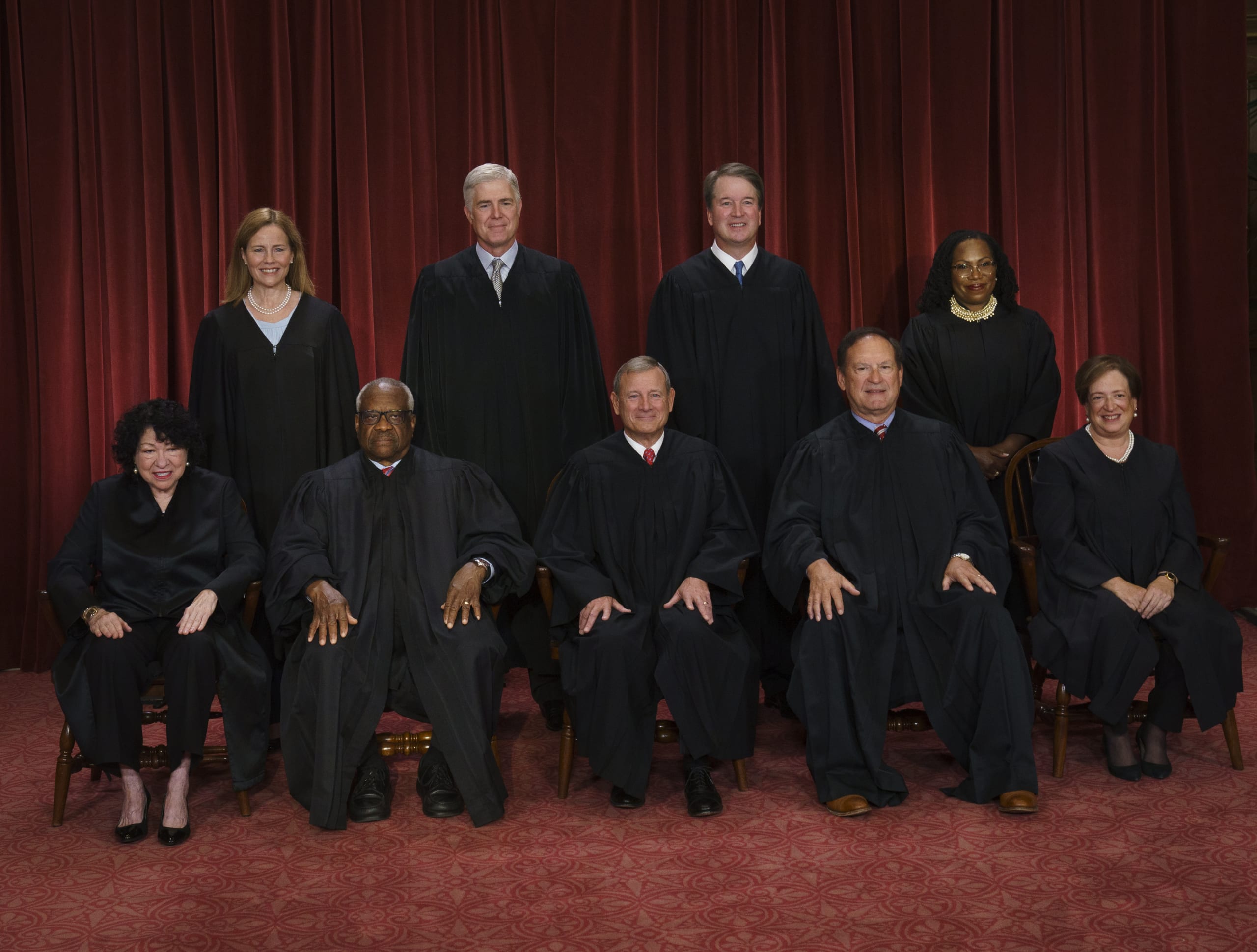 Who appointed the outlet current supreme court justices