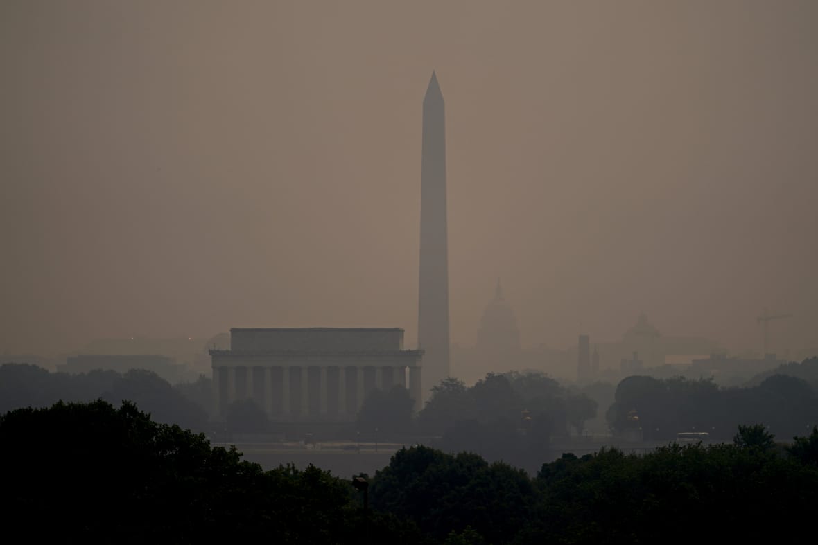 Air quality alerts, Canadian wildfires, Washington D.C., theGrio.com, smoke
