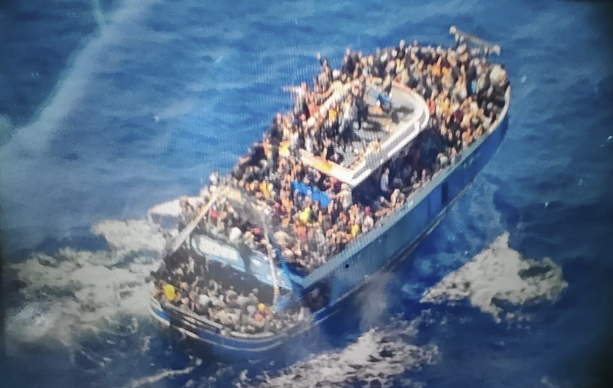 At least 79 dead after migrant boat, possibly from Libya, capsizes enroute to Italy