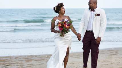 Destination weddings, Black destination weddings, Black weddings, Black bride, Black beach bride, Black groom, theGrio.com