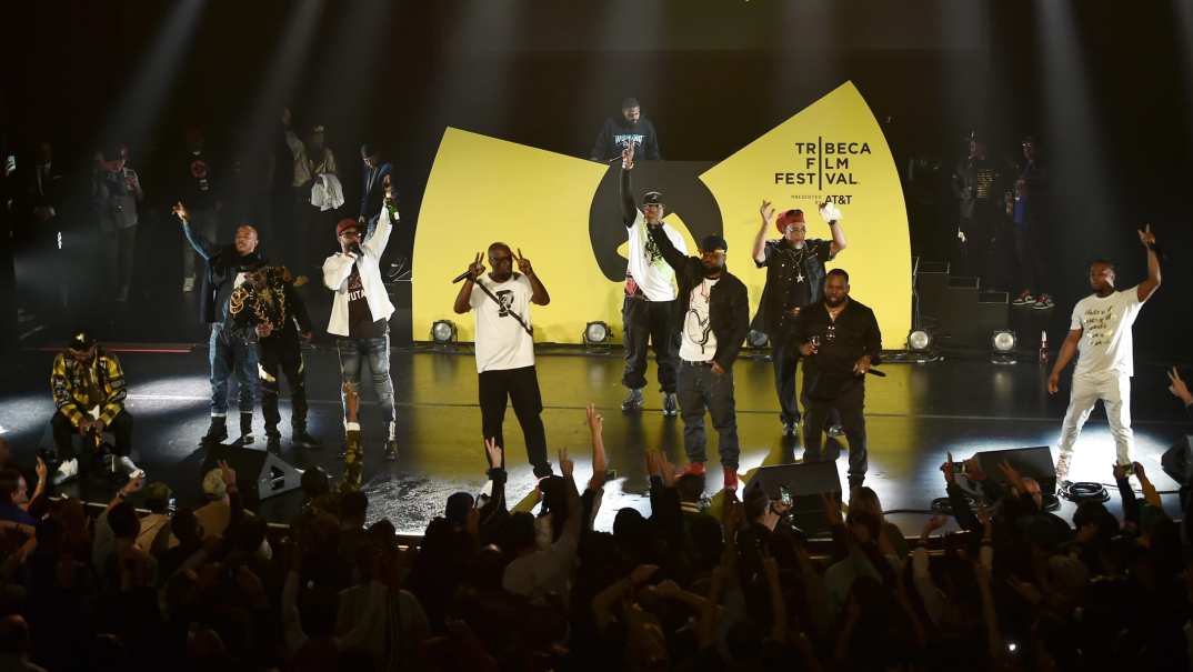 The Wu-Tang Clan performs live