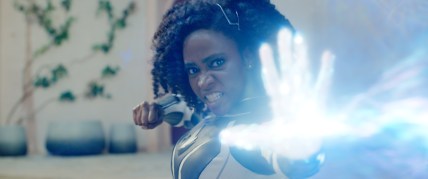 The Marvels’ trailer launches Teyonah Parris into space
