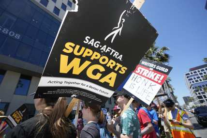 Hollywood actors join screenwriters in industry-stopping strike