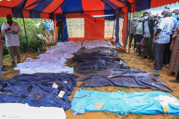 Cult deaths top 400 as detectives exhume 12 more bodies; pastor in custody