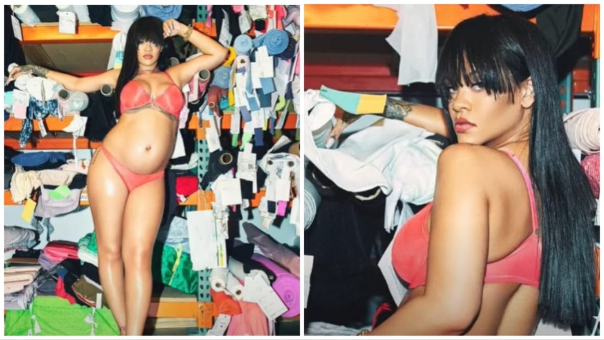 Rihanna's baby bump
