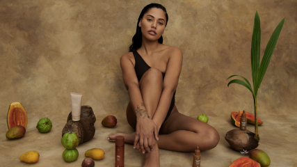 In fact, it's a 'Sweet July' with Ayesha Curry's new skincare line