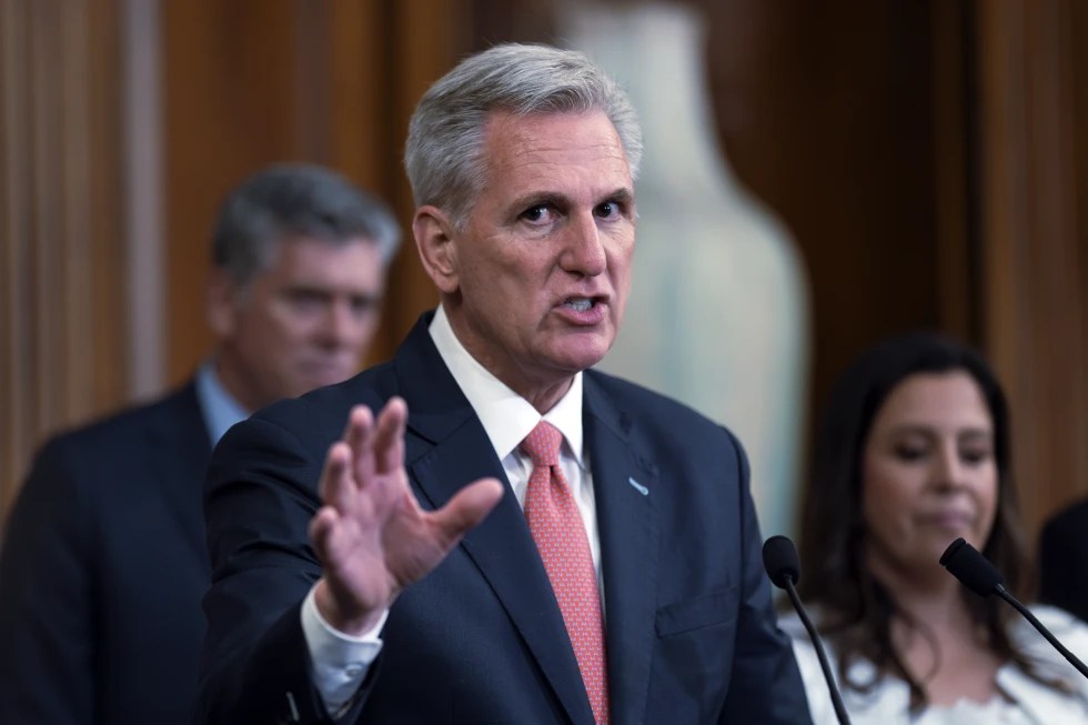Watch: House Speaker Kevin McCarthy called a hypocrite for condemning Democratic Congressman Jamaal Bowman over fire alarm fiasco