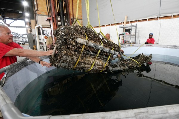 Wreckage from Tuskegee airman’s plane that crashed during WWII training recovered from Lake Huron