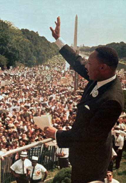 The Rev. Martin Luther King, Jr.., March on Washington, 1963, thegrio.com