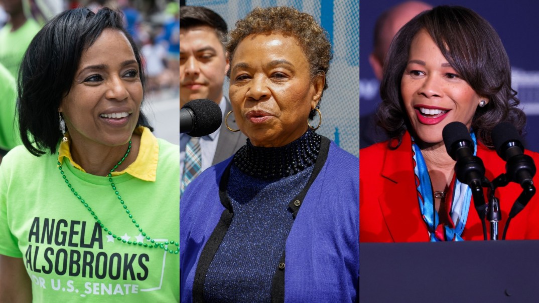 Angela Alsobrooks , Barbara Lee and Lisa Blunt Rochester