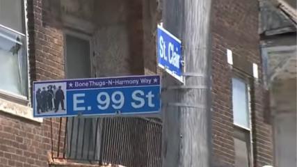 Bone Thugs-N-Harmony street sign