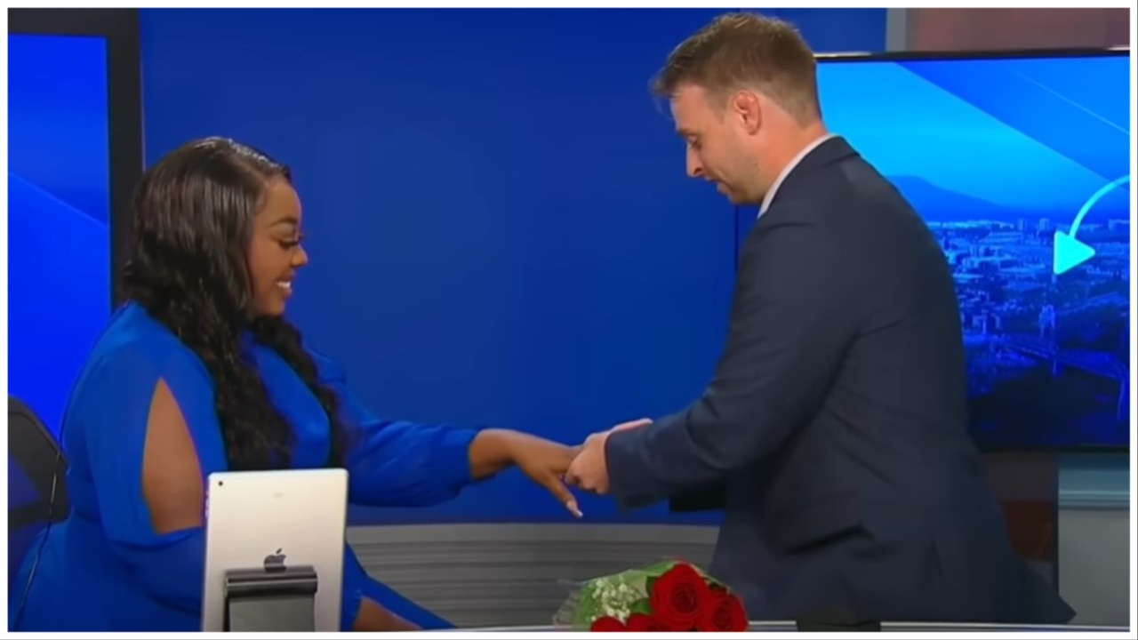 Tennessee TV host proposed to on air