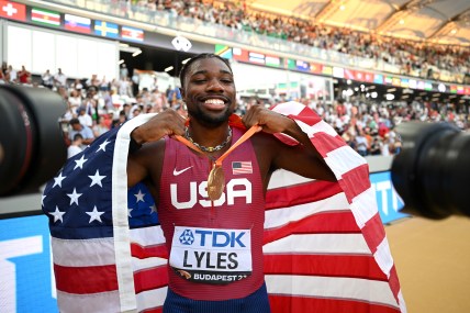 Noah Lyles wins 100 meter world title and wants much more