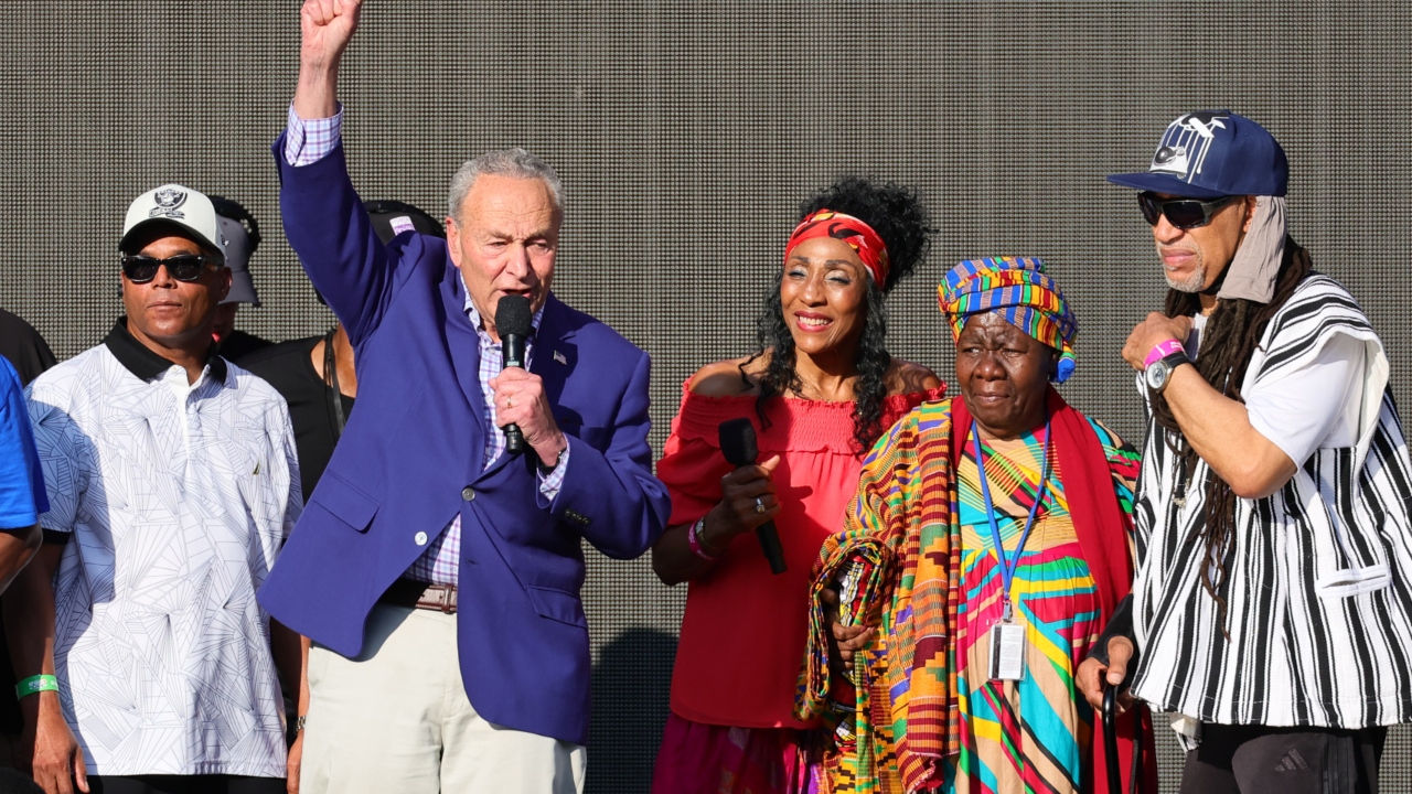 Chuck Schumer, Sylvia Rhone honored at inaugural hip-hop museum gala