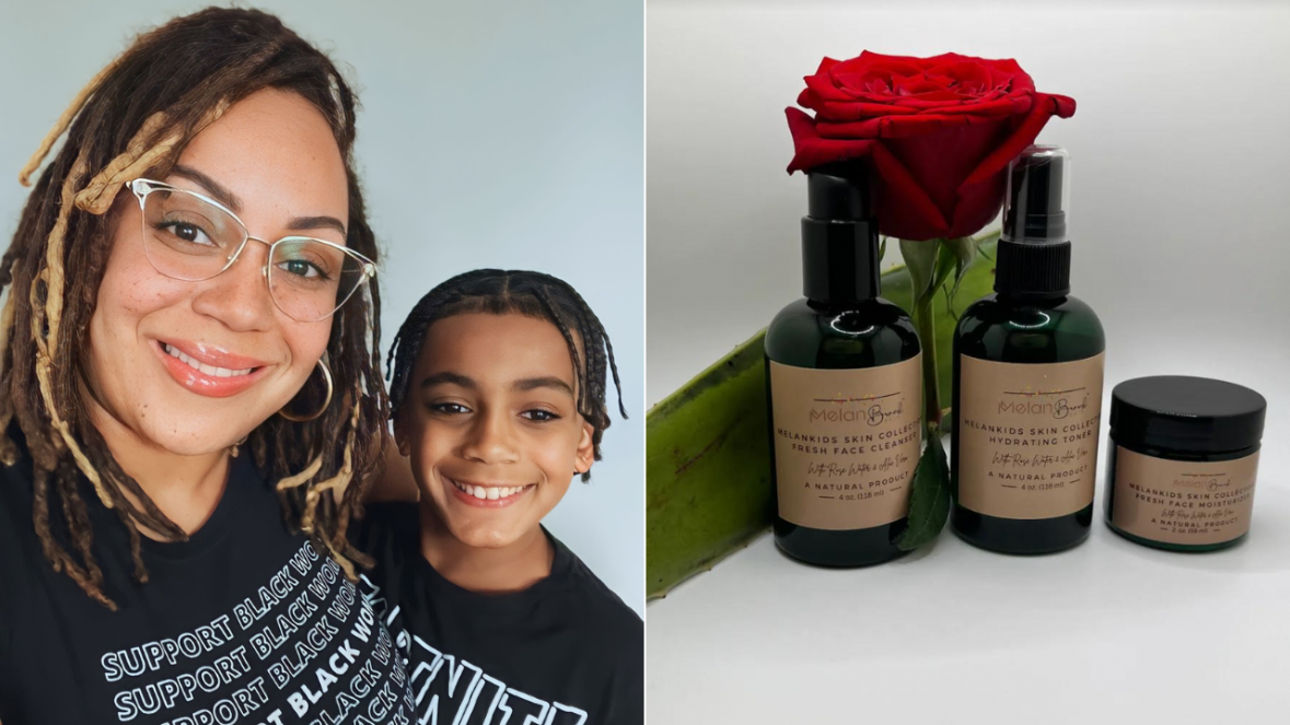 Black Business Month, young entrepreneur, Black-owned skincare brands, Skincare for kids, MelanBrand Skin, 12-year old CEO theGrio.com