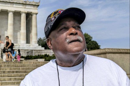 Visitors to Lincoln Memorial say America has its flaws but see gains made since March on Washington