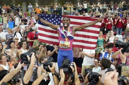 Noah Lyles begins his Olympic-sized run at stardom