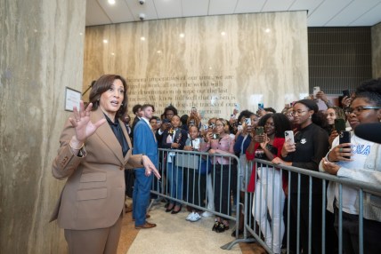 VP’s visit to Morehouse College shows Black, young voters love Kamala Harris