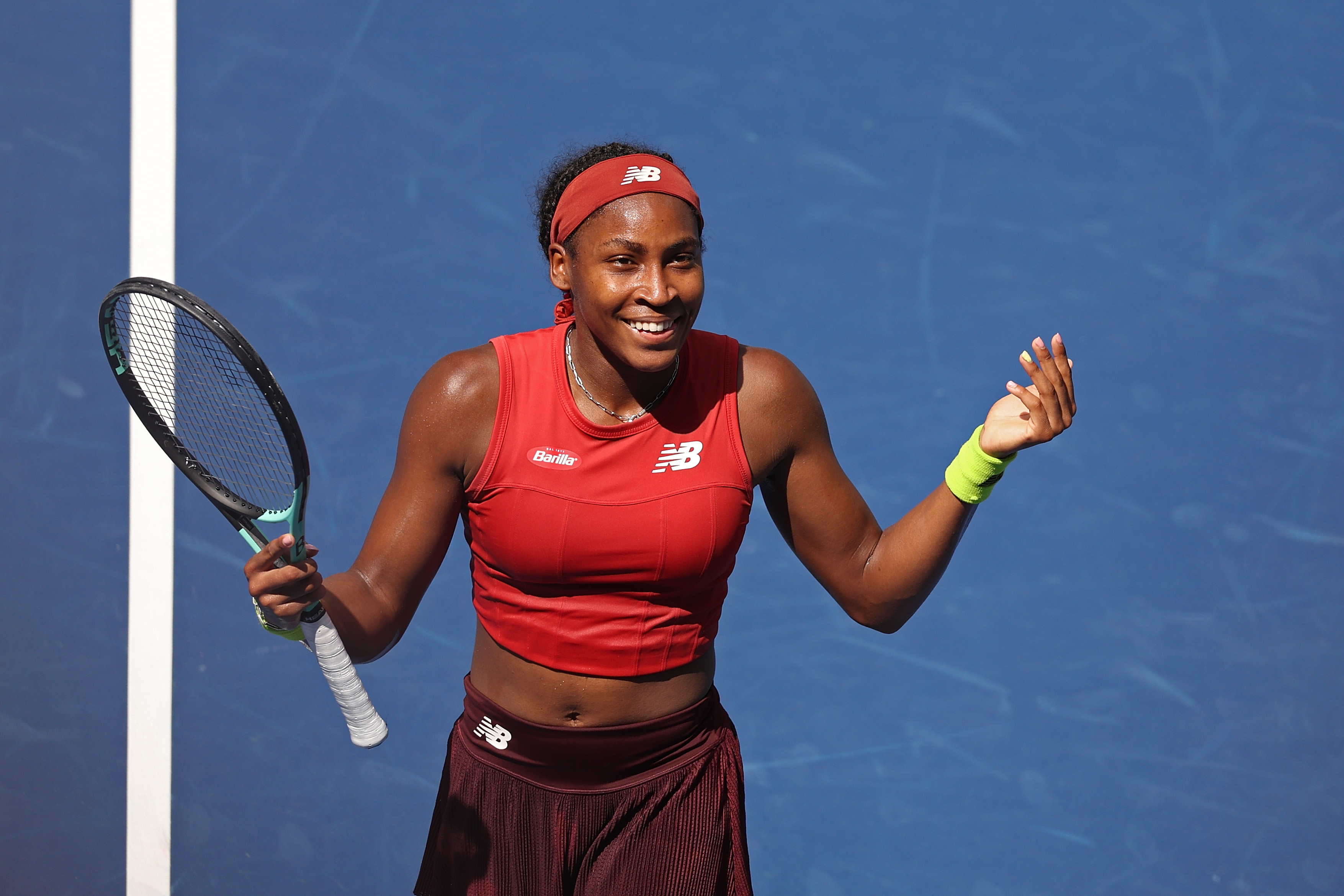Coco Gauff reaches her first US Open semifinal at age 19 by beating Jelena Ostapenko 6-0, 6-2