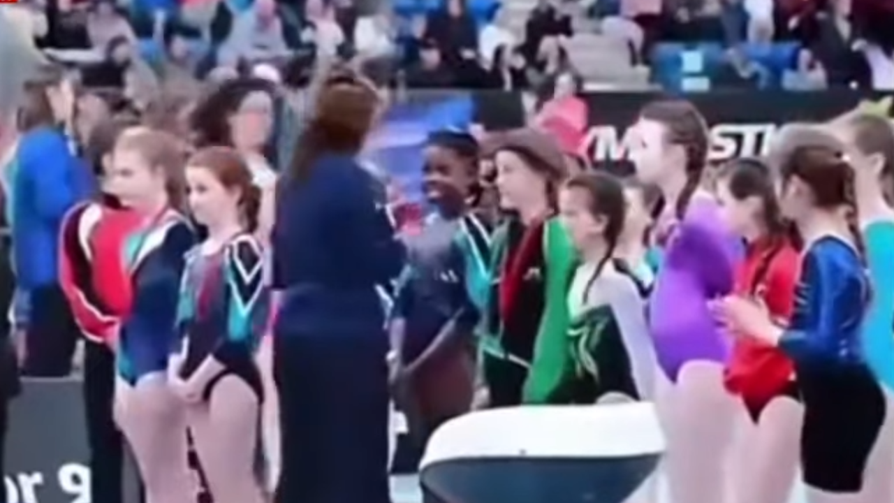 Young gymnast receives apology year after being skipped over during medal ceremony