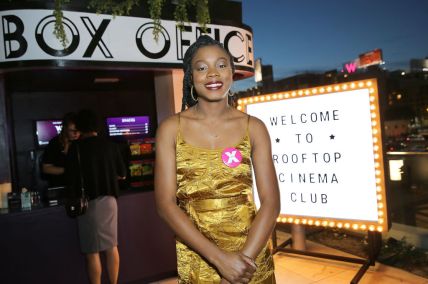 Los Angeles Pink Carpet Premiere Of "Little Woods" Hosted By Refinery29, NEON And Rooftop Cinema Club At NeueHouse Hollywood