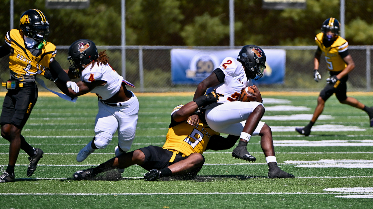 Bowie State University fends off Shaw University in home opener of official Kyle Jackson era