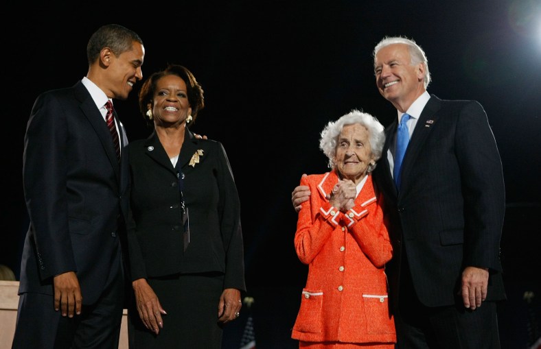 Barack Obama Holds Election Night Gathering In Chicago's Grant Park