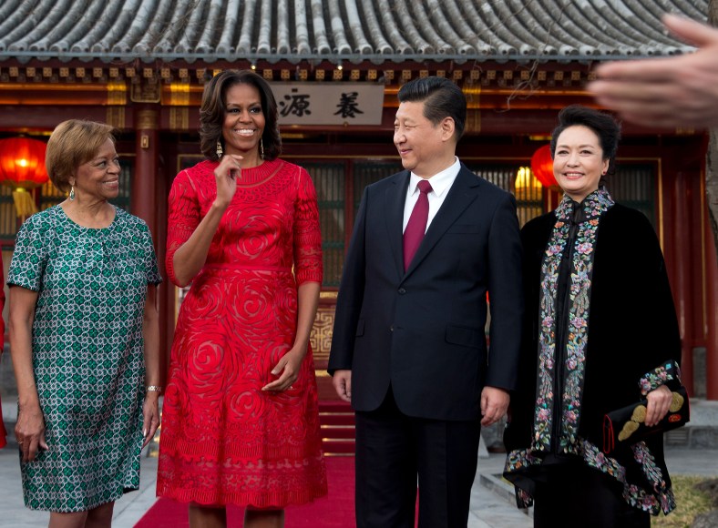 First Lady Michelle Obama Travels to China - Day 2