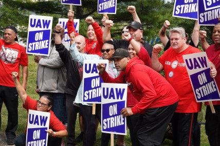 Black and white workers on strike have common enemy, activists say