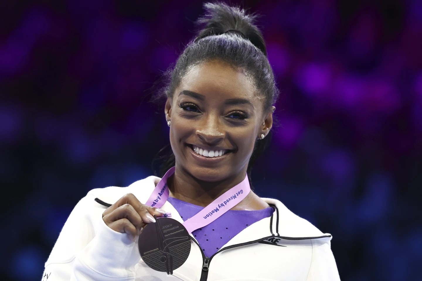 Make it 23 titles: Unstoppable Biles wraps up world championships comeback with 2 more gold medals