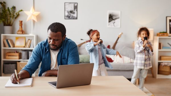 Working from home when your kids have a day off from school ain’t no crystal stair