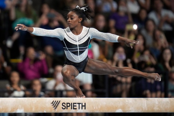 Simone Biles named AP Female Athlete of the Year a third time after dazzling return to gymnastics