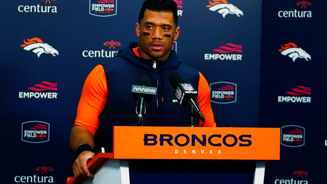 Denver Broncos quarterback Russell Wilson