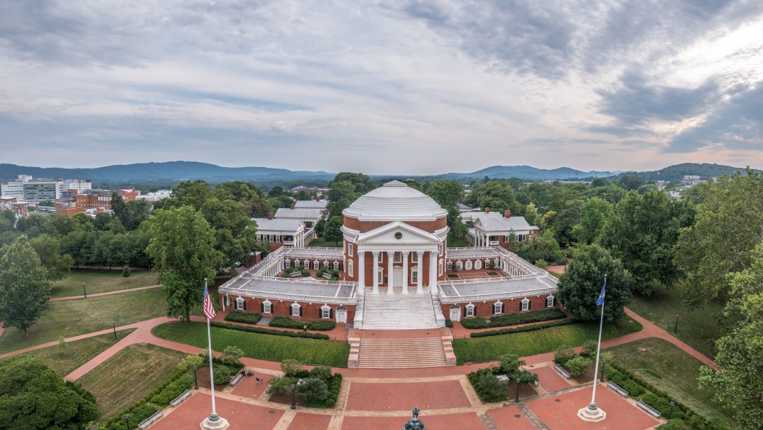 The Rotunda building of the University of Virginia