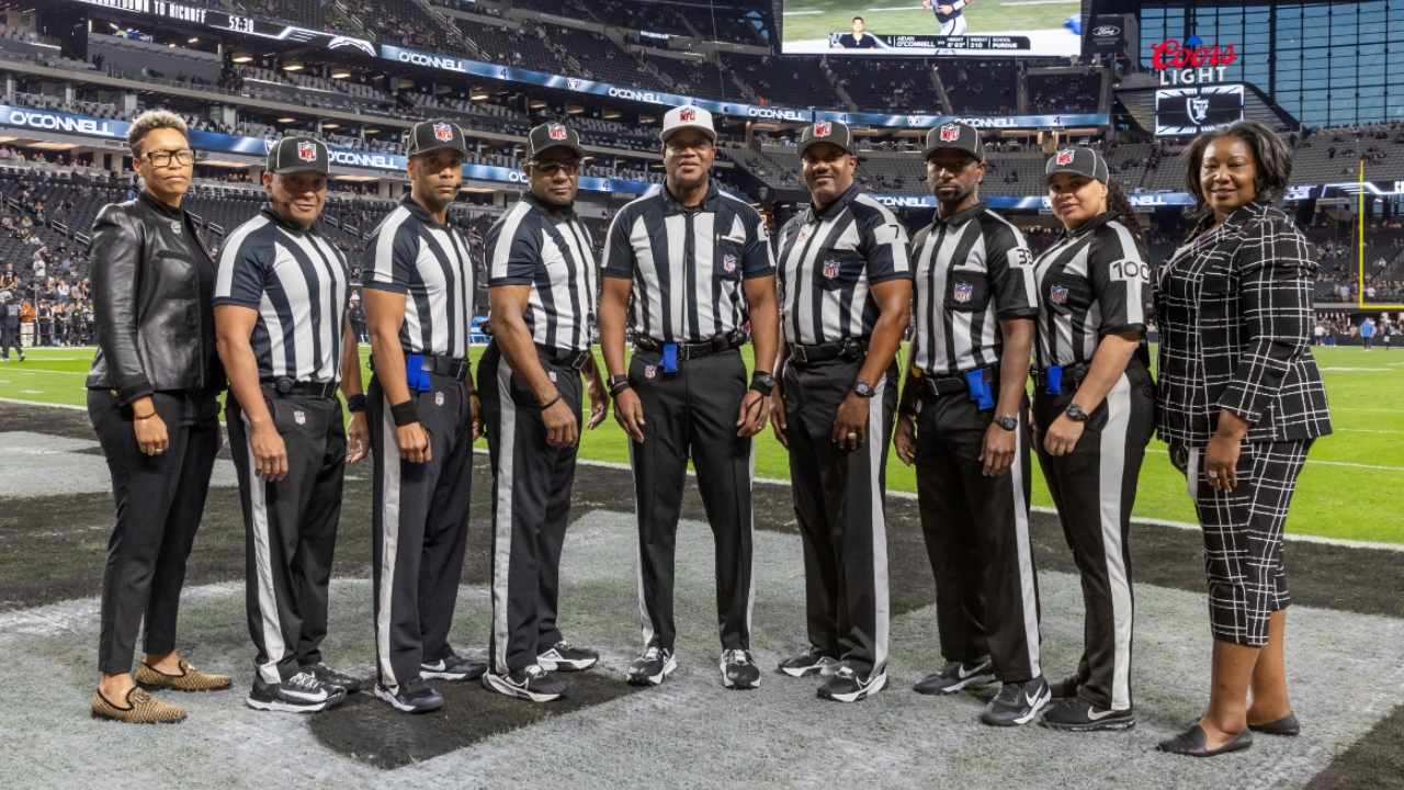 Chargers-Raiders game makes history with NFL’s 1st all-Black officiating crew and 3 women