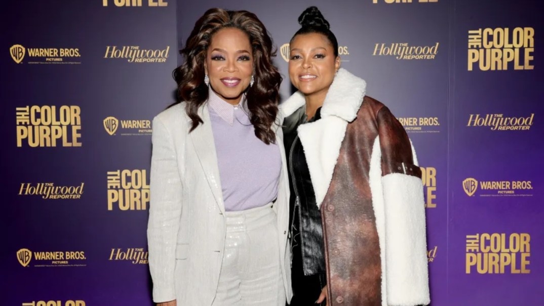 Media mogul Oprah Winfrey and actor Taraji P. Henson