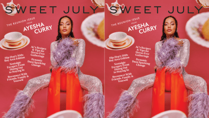 What is the meaning of Sweet July?, Who owns Sweet July?, Sweet July Ayesha Curry, Sweet July magazine Ayesha Curry, Ayesha Curry Holiday tips, Does Ayesha Curry own Sweet July? theGrio.com