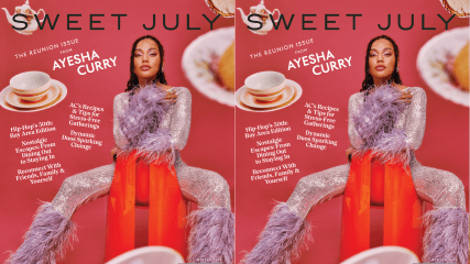 What is the meaning of Sweet July?, Who owns Sweet July?, Sweet July Ayesha Curry, Sweet July magazine Ayesha Curry, Ayesha Curry Holiday tips, Does Ayesha Curry own Sweet July? theGrio.com