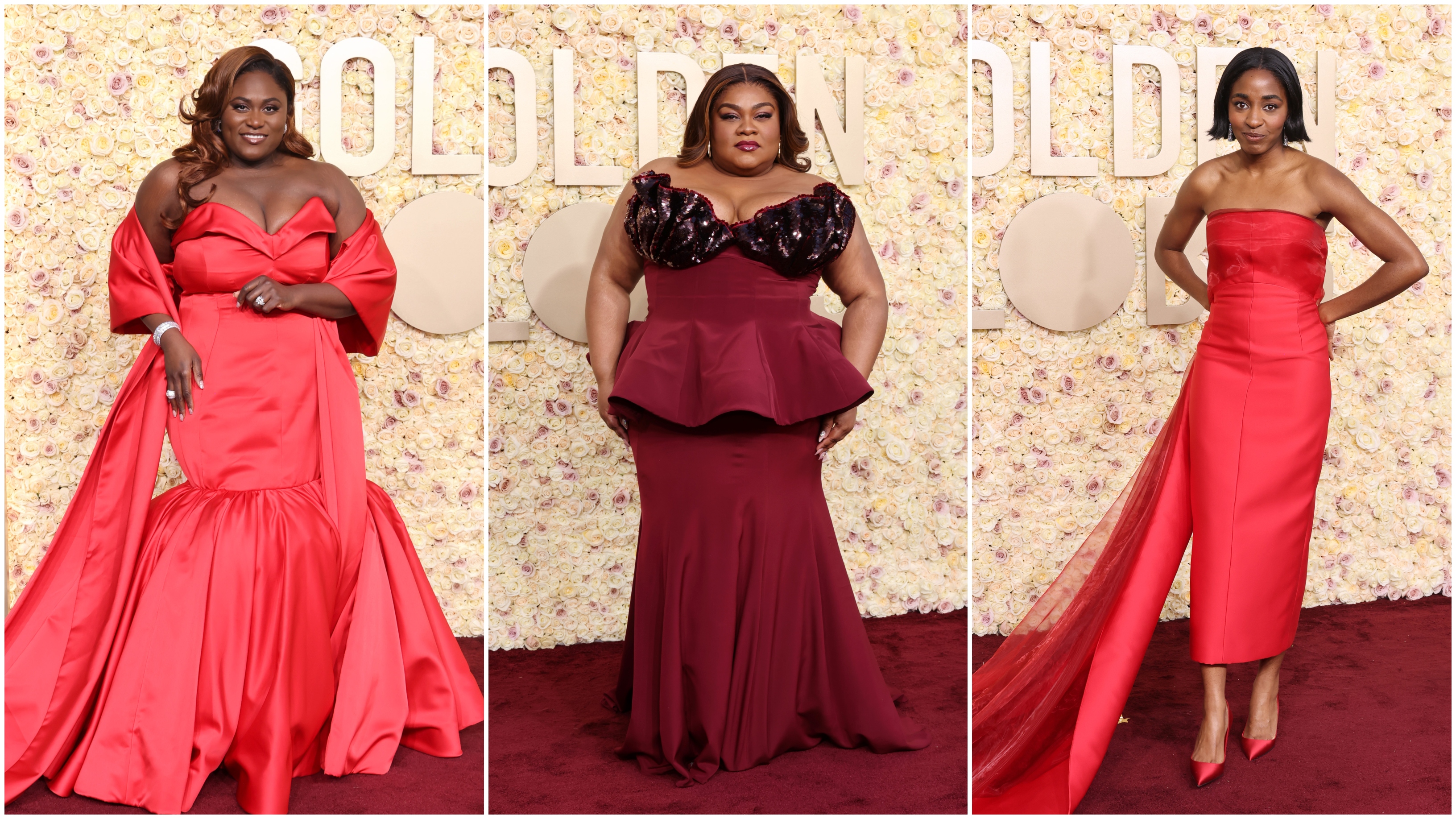Oscars Red Carpet 2022: The Academy Awards 2022 Style Trend Is the Dramatic Red  Dress—See Pics | Glamour