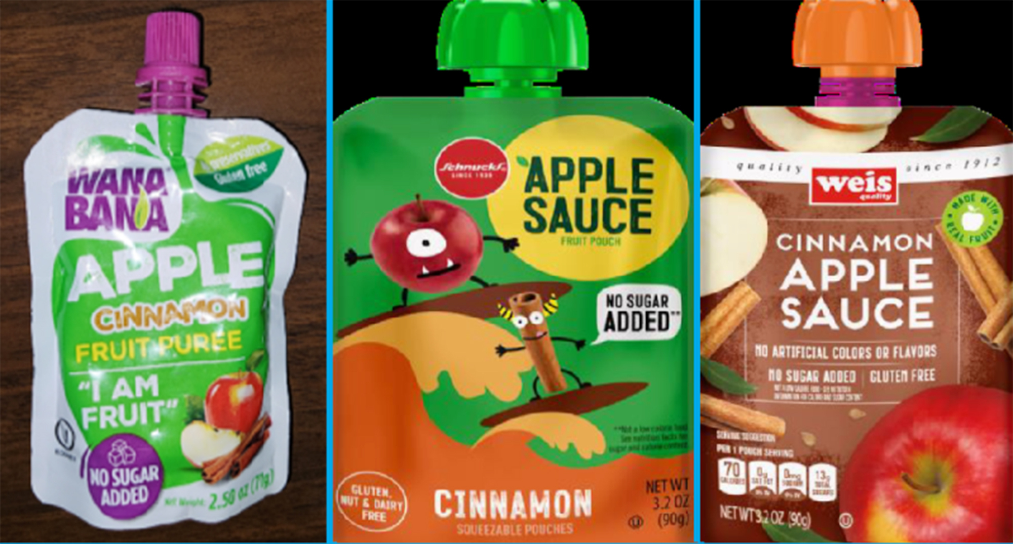 Lead-tainted applesauce pouches also had chromium, which can be toxic, FDA says