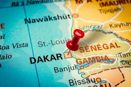 Dakar, Senegal, map, theGrio.com